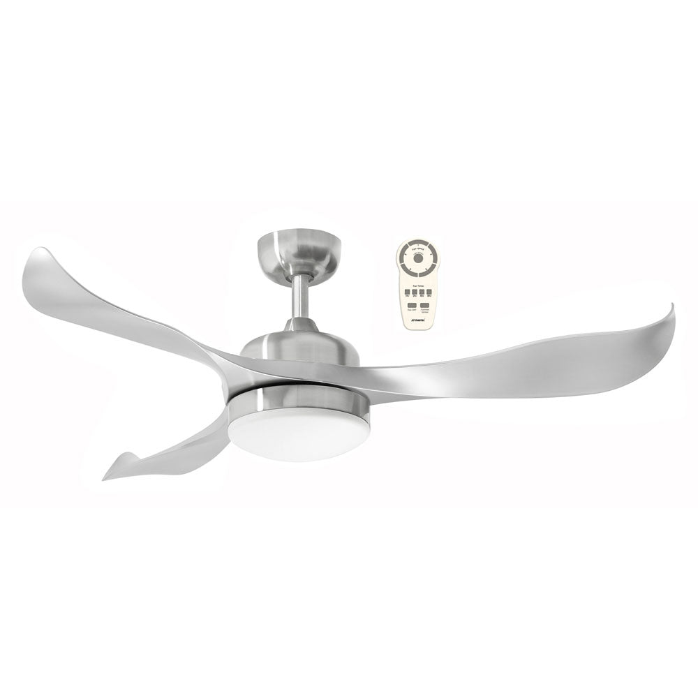 Scorpion 52″ DC Ceiling Fan with Light Brushed Nickel